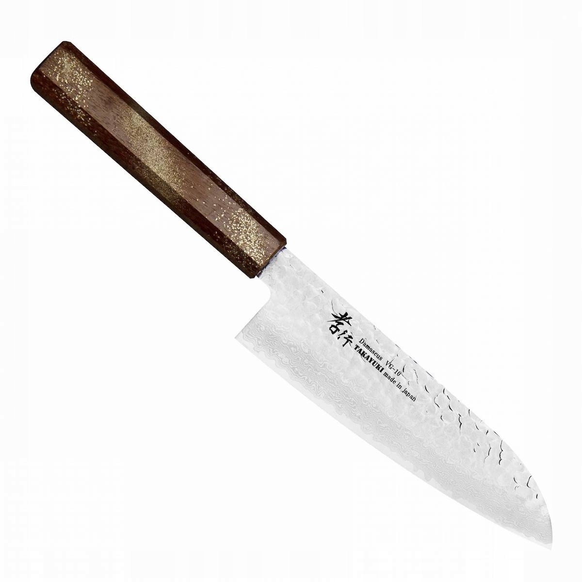 Sakai Takayuki Urushi VG10 Seiren Japonský nôž Santoku na zeleninu 60HRC 17 cm