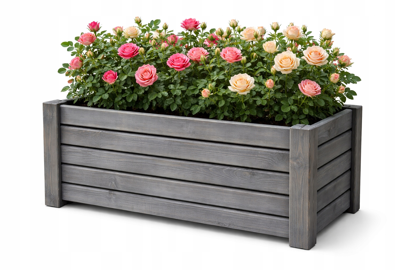 Drewniana Donica Ogrodowa na taras Skrzynka 60 cm