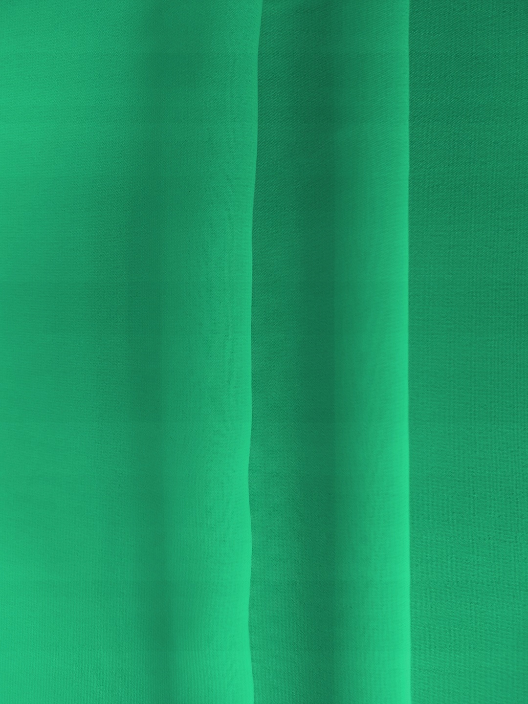 šifon zelený hladký tkanina 10m záclony