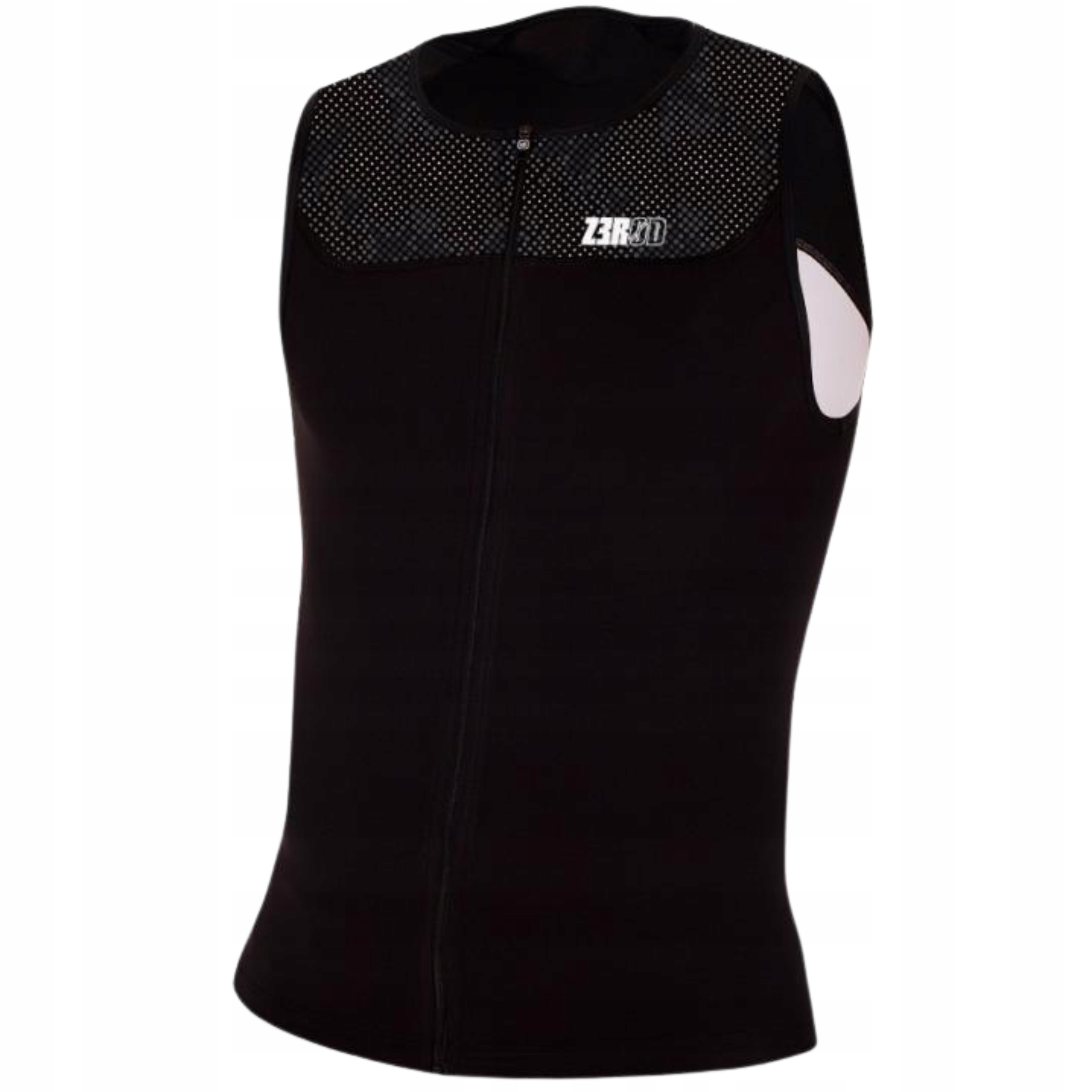 Koszulka Sportowa Rozpinana Męska Zerod Start Trisinglet 2020 Czarna M