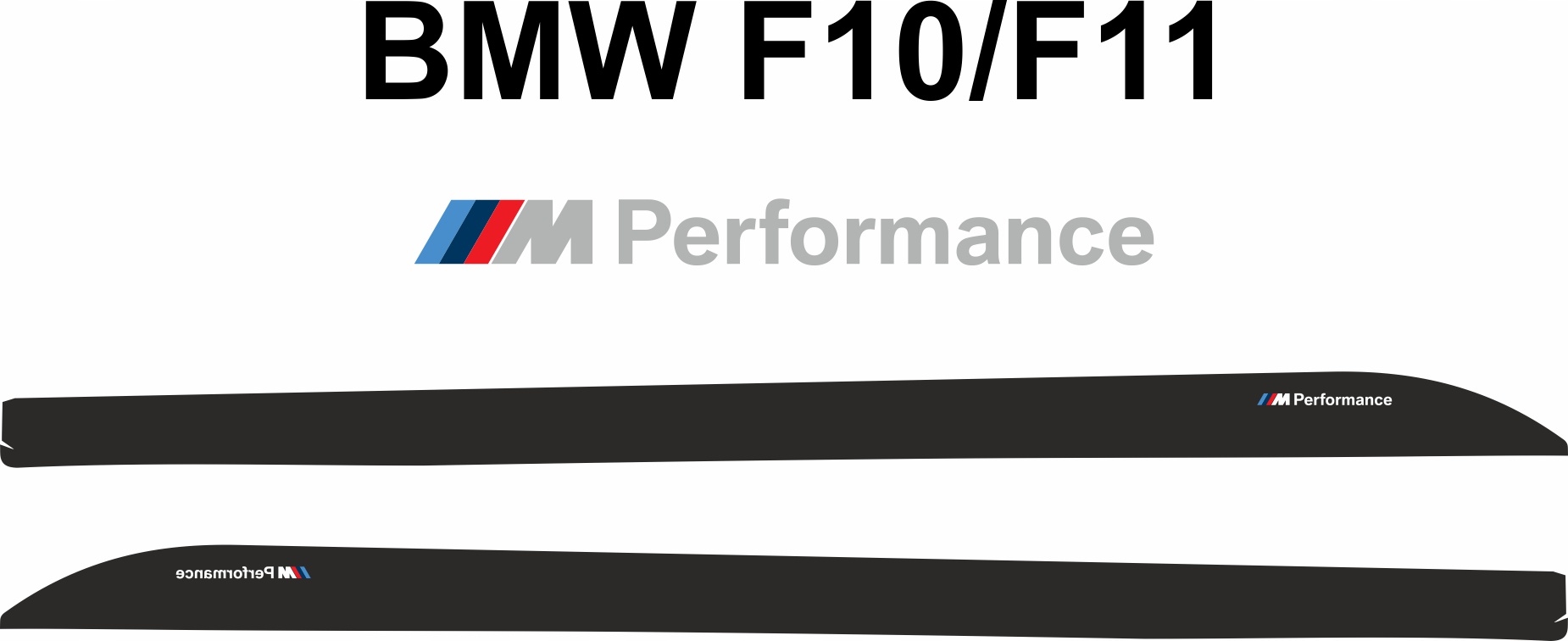 Naklejki na smochód Bmw F10/F11 M Perfomance