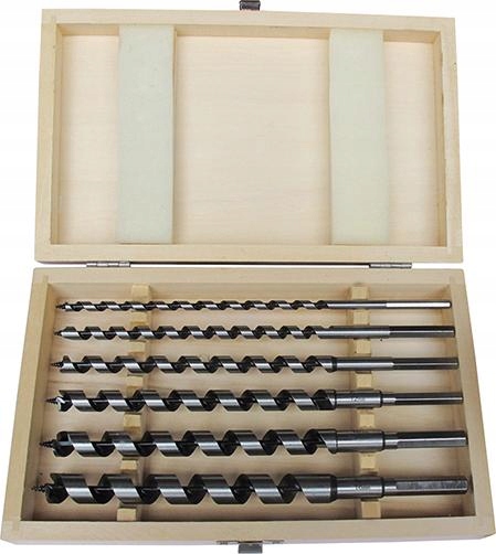 Šroubové vrtáky do dřeva 6-dílné Lewis 320 mm Fortis