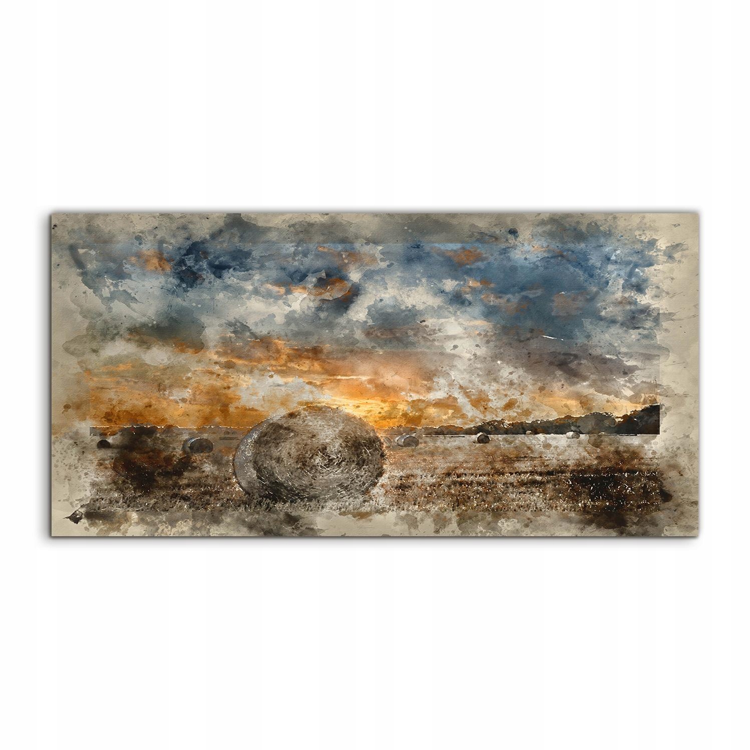 Fotoobraz 120x60 ako darček Východ slnka Akvarely