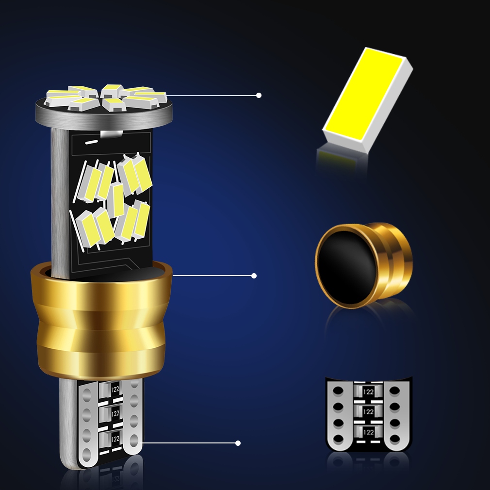 DWIE ŻRÓWKI POSTOJOWE LED W5W CANBUS 360° 550LM 12V EAN (GTIN) 5903728119212