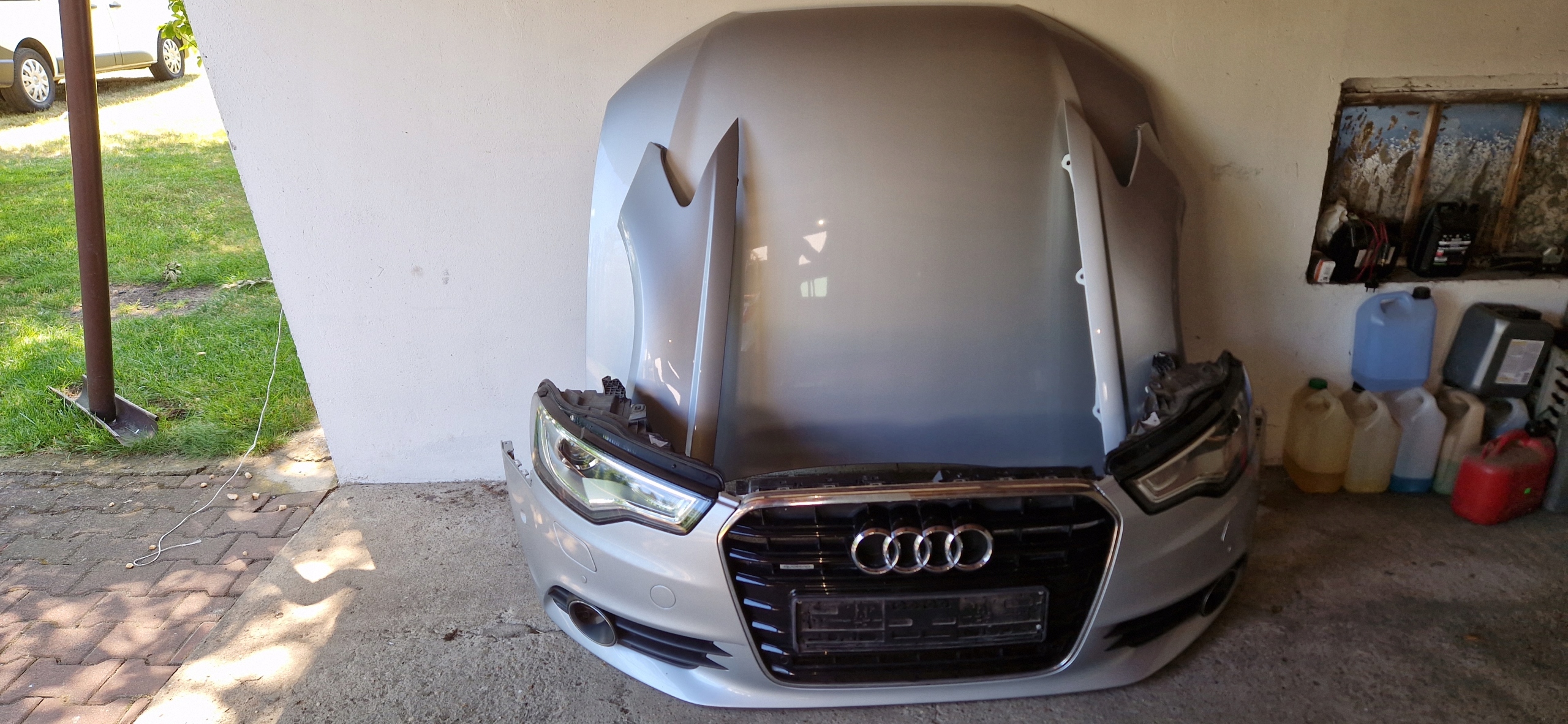 ПЕРЕД ФАРЫ КАПОТ КРЫЛЬЯ ПЕРЕДНЯЯ ПАНЕЛЬ AUDI A6 C7g Lx7w