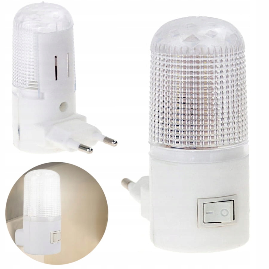 

Lampka nocna do kontaktu 4 Led z włącznikiem