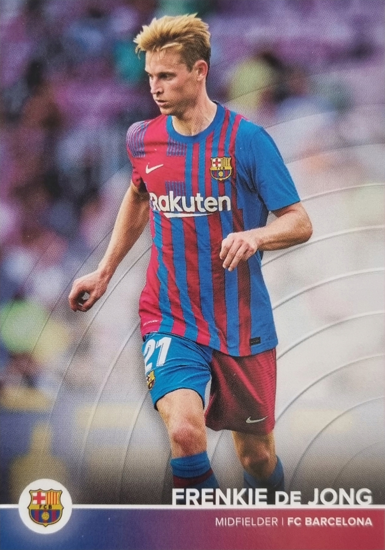 Fc Barcelona Topps 2021/2022 Frenkie De Jong