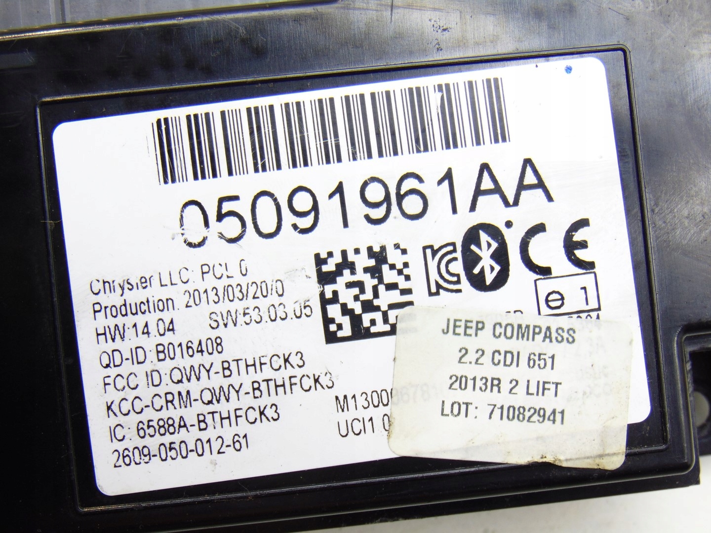 modulo Centralina JEEP COMPASS e 11- 05091961AA