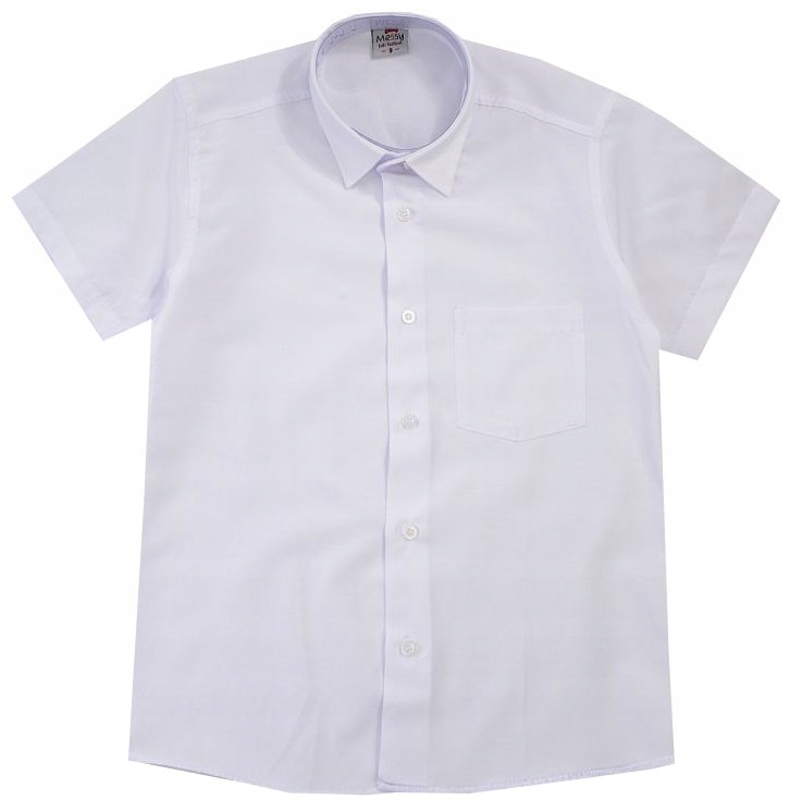 РУБАШКА БЕЛАЯ WIZYTOWA КОРОТКИЙ РУКАВ 14 J140B
