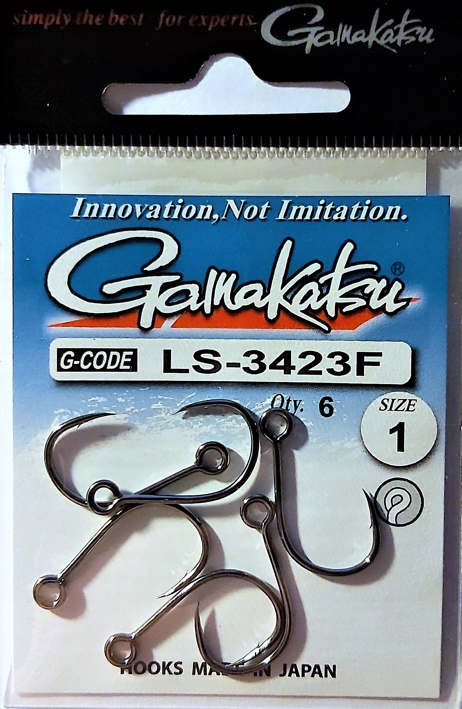 

Haki spinningowe Gamakatsu LS-3423F #1 do woblerów