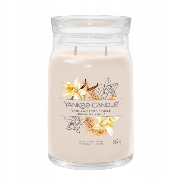Yankee Candle Velká vonná svíčka Signature Vanilla Creme Brulee 623 g
