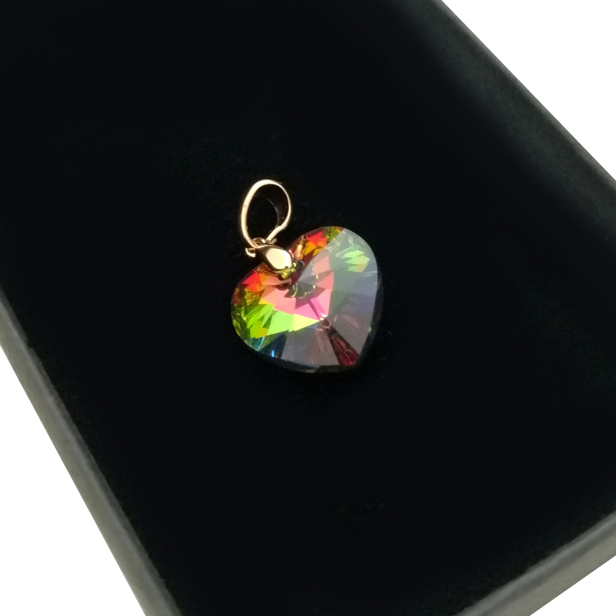 

Złota Zawieszka Serce Do Swarovski 18K Gwarancja