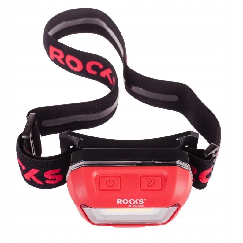 ROOKS CZOŁÓWKA LED SENSOR LAMPA CZOŁOWA 300Lm LATARKA Z CZUJNIKIEM RUCHU Marka Rooks