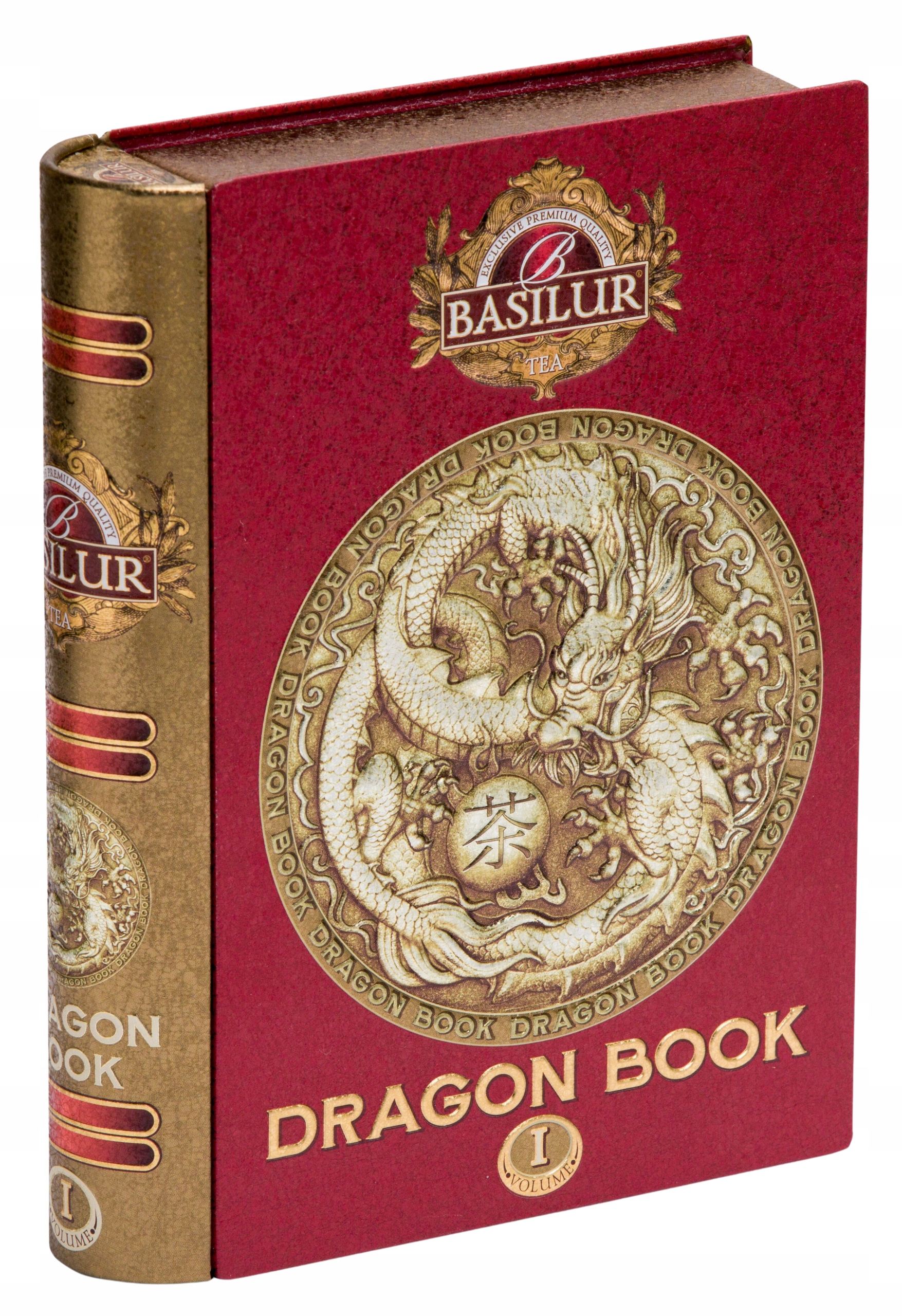 Čaj černý, Pražené Mandle Basilur Dragon Tea Book Vol.I Plechovka 100 g