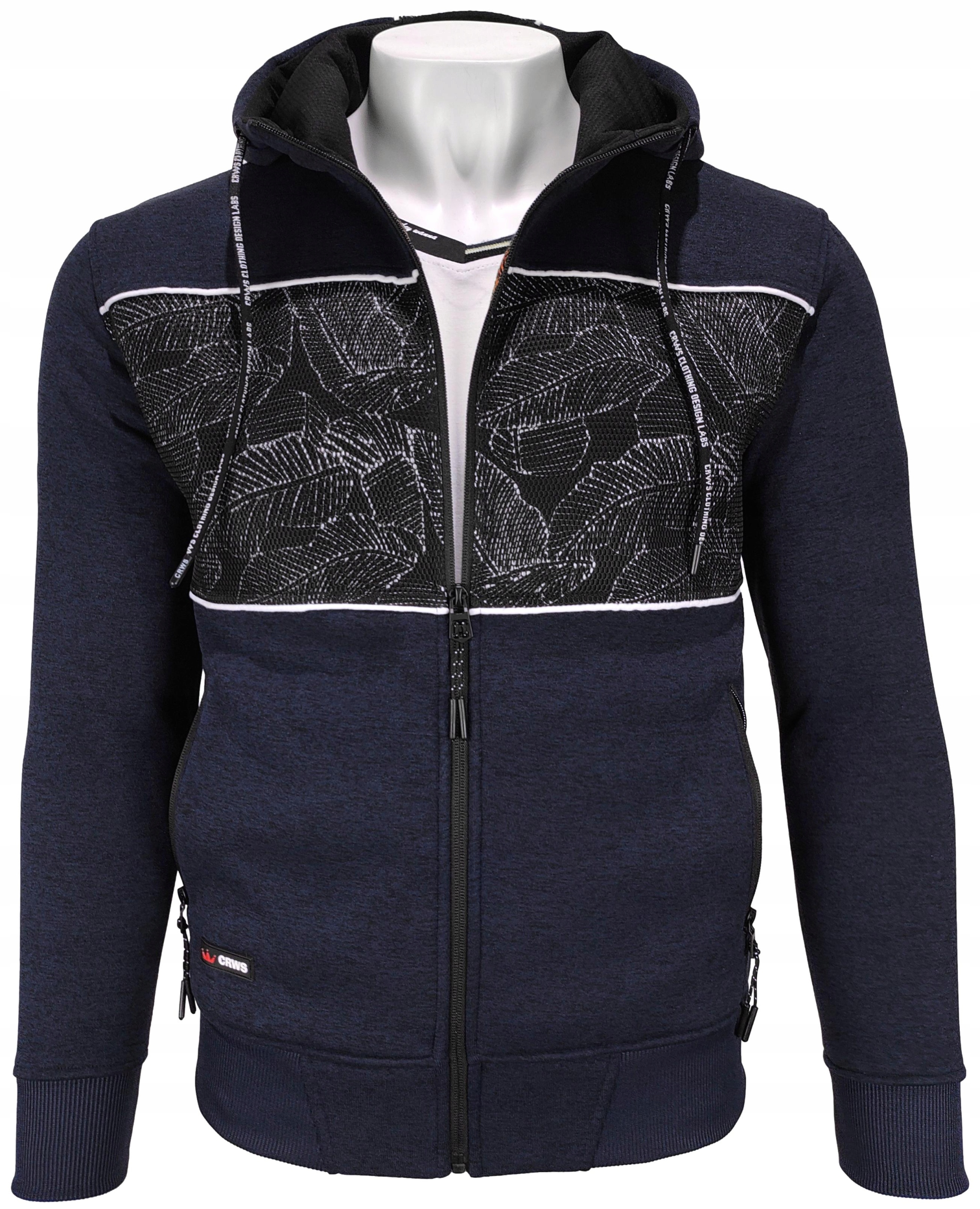 

Bluza męska rozpinana z kapturem ciepła B126 r XXL