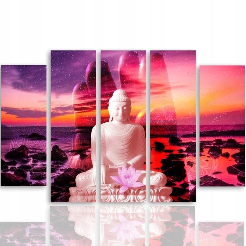 Foto 5dílný obraz na plátně Buddha 150x100