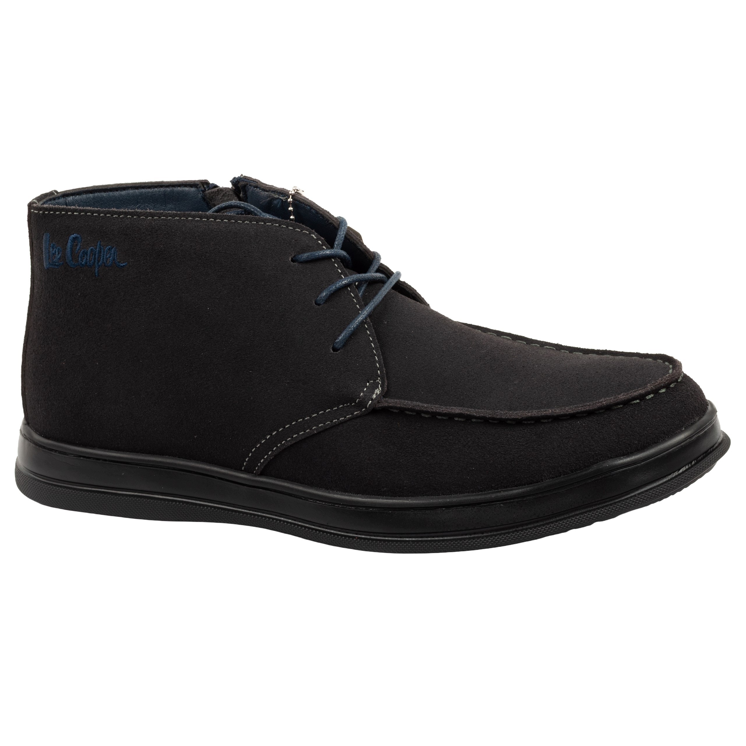 Pánské elegantní boty Lee Cooper vel.42 s koženými kotníkové boty na zip