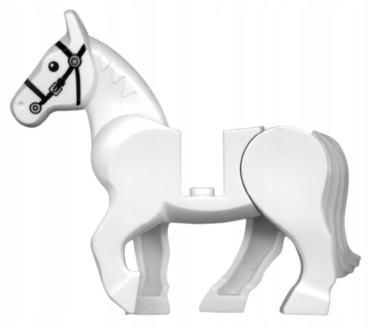 

Lego Zwierzęta Koń Biały Ruchome Nogi 10352c01pb06