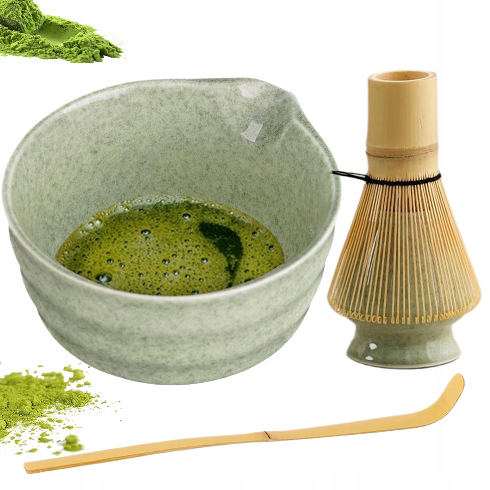 Zestaw Do Herbaty Matcha Bambusowe Narzędzie Do Matchy Z Mieszadłem/łyżką
