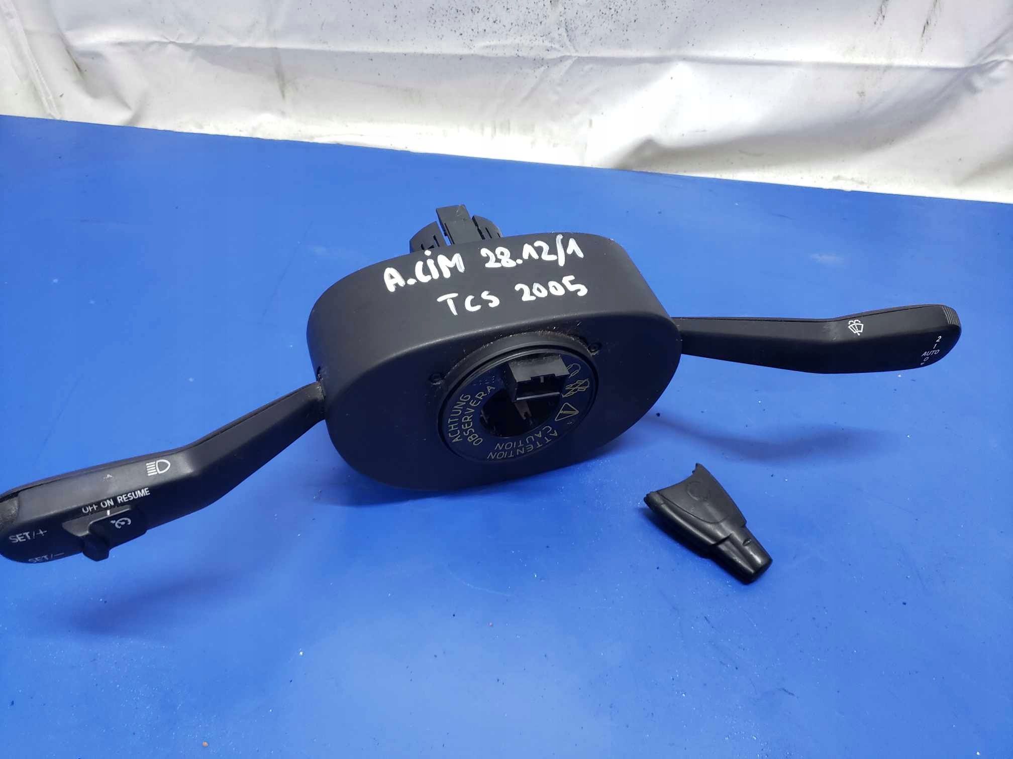 steering wheel levers and controls CIM saab 9-3 II + key 12805559 12274202 tcs 2005