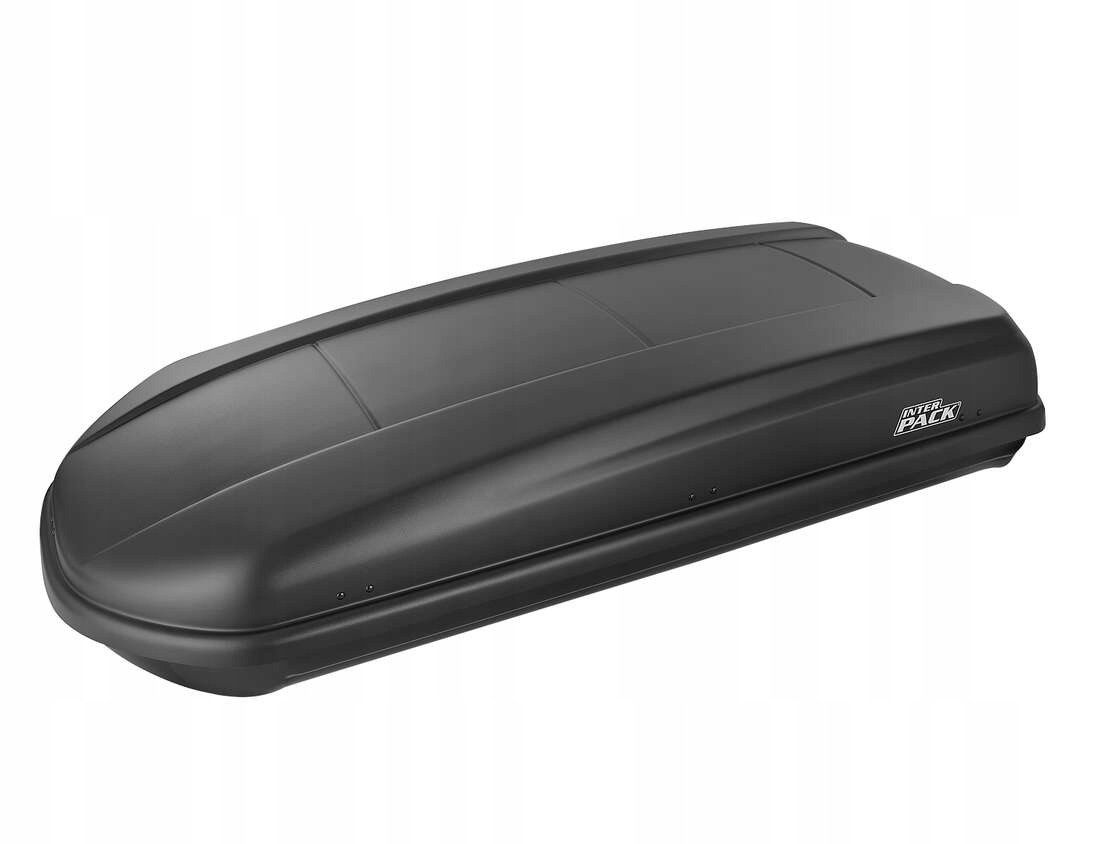 Box dachowy Inter Pack Gran Torino czarny mat 500 litrów 202 x 89 x 38