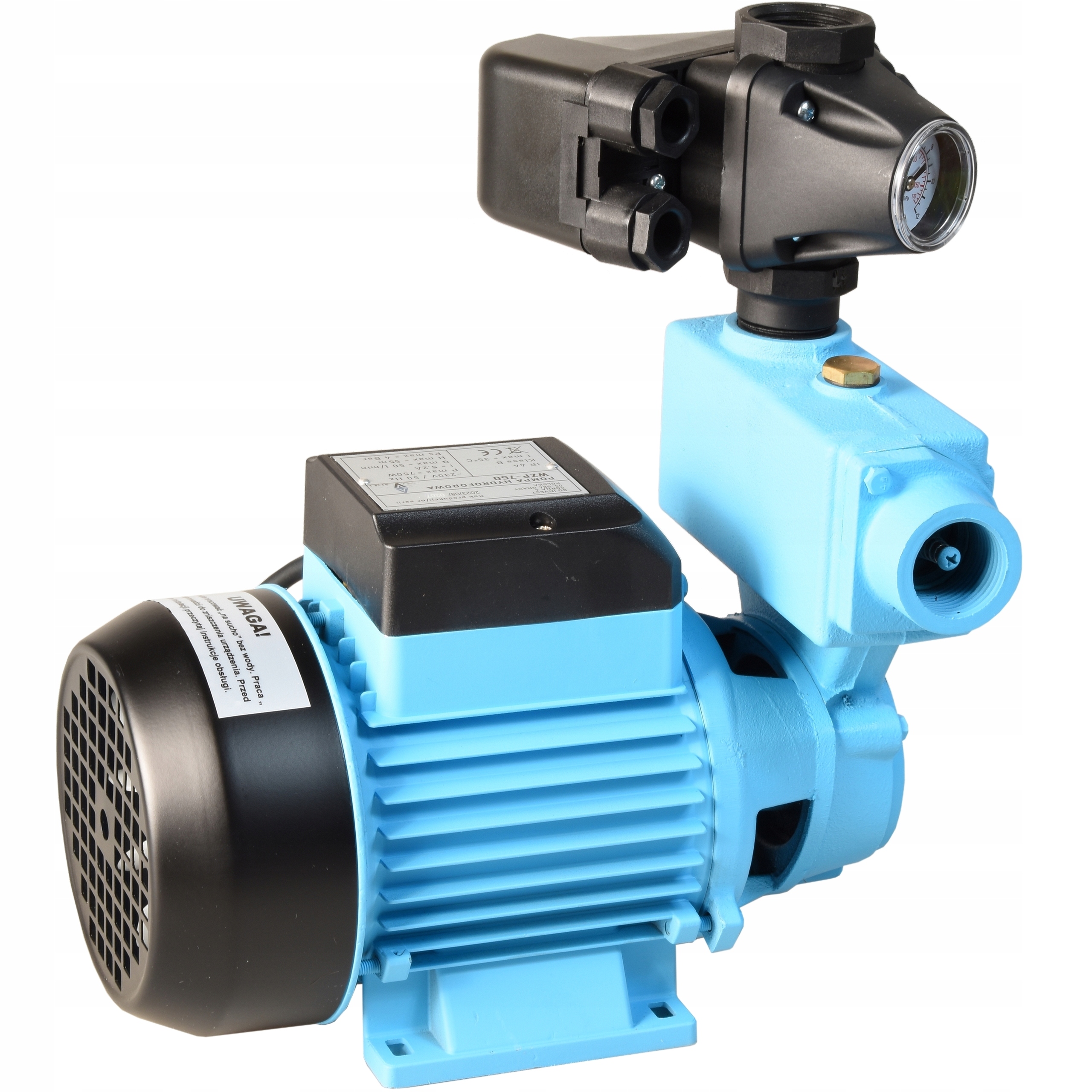 Hydroforová Pumpa 750 W na povrchovú vodu Wz Wzp 3000 l/h S Príslušenstvom