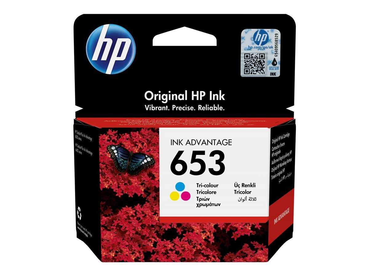

Hp 653 Kolorowy Tusz 3YM74AE
