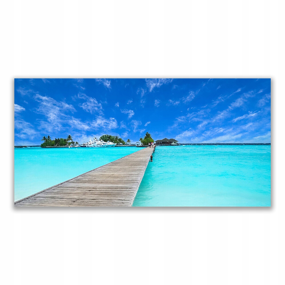 

Fotoobraz wiszący 140x70 Most Morze Architektura