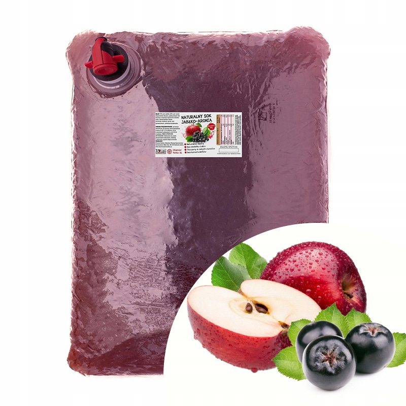 

Sok Jabłko Aronia 100% Nfc tłoczony Z Aronii 5L