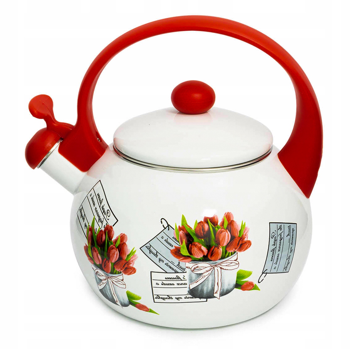 

Czajnik na gaz indukcję emaliowany 2,2L Gift Flow.