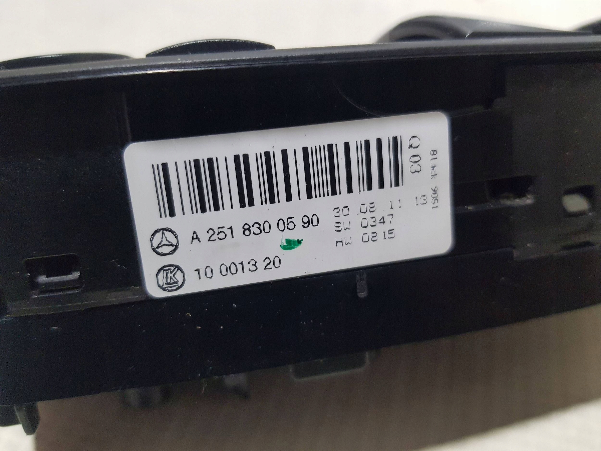 window control switch PANEL left front Mercedes R W251 2518300590