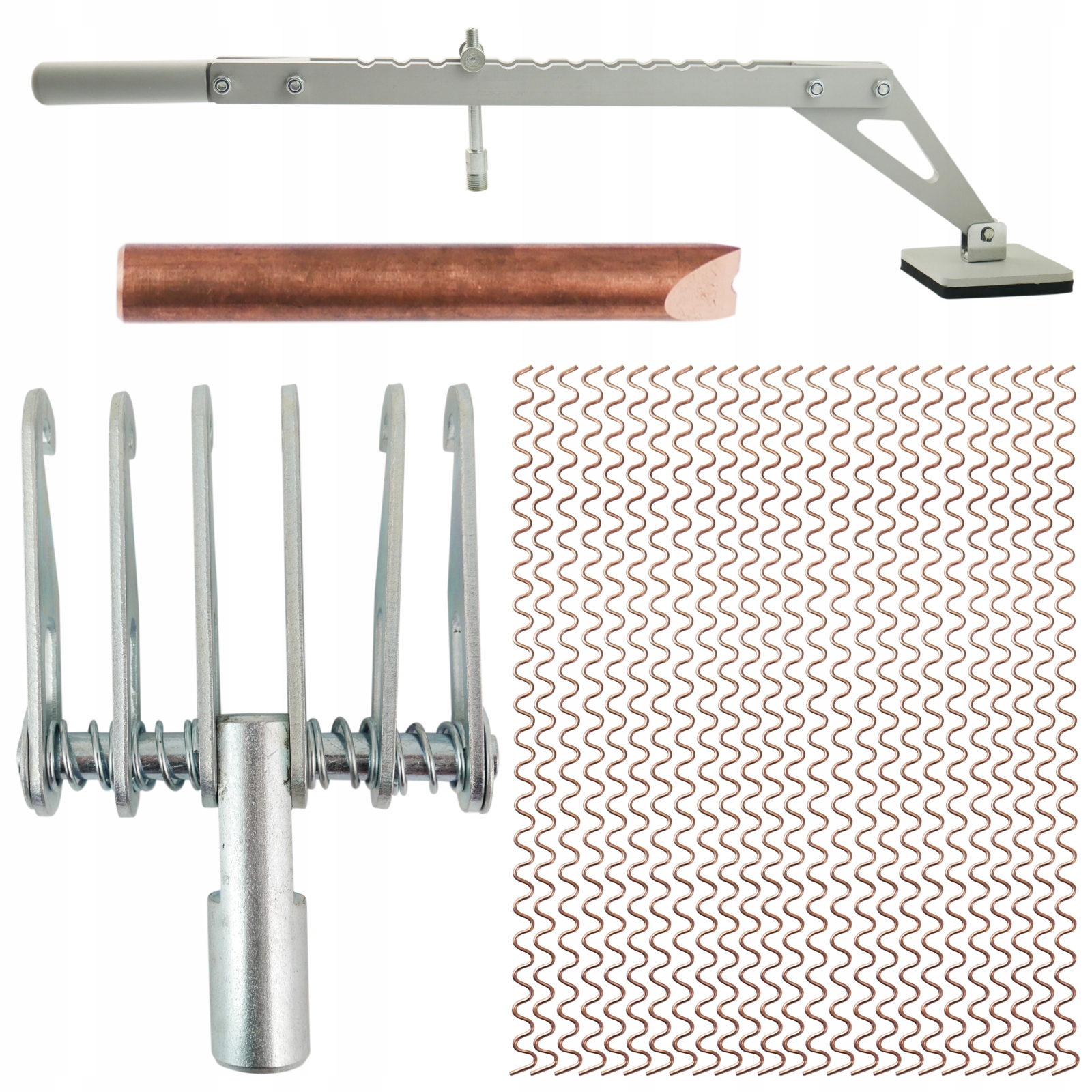 Puller nastavitelný 760 mm Špon 6h3mm vlnitý Drát 25 Ks Elektroda pro drát