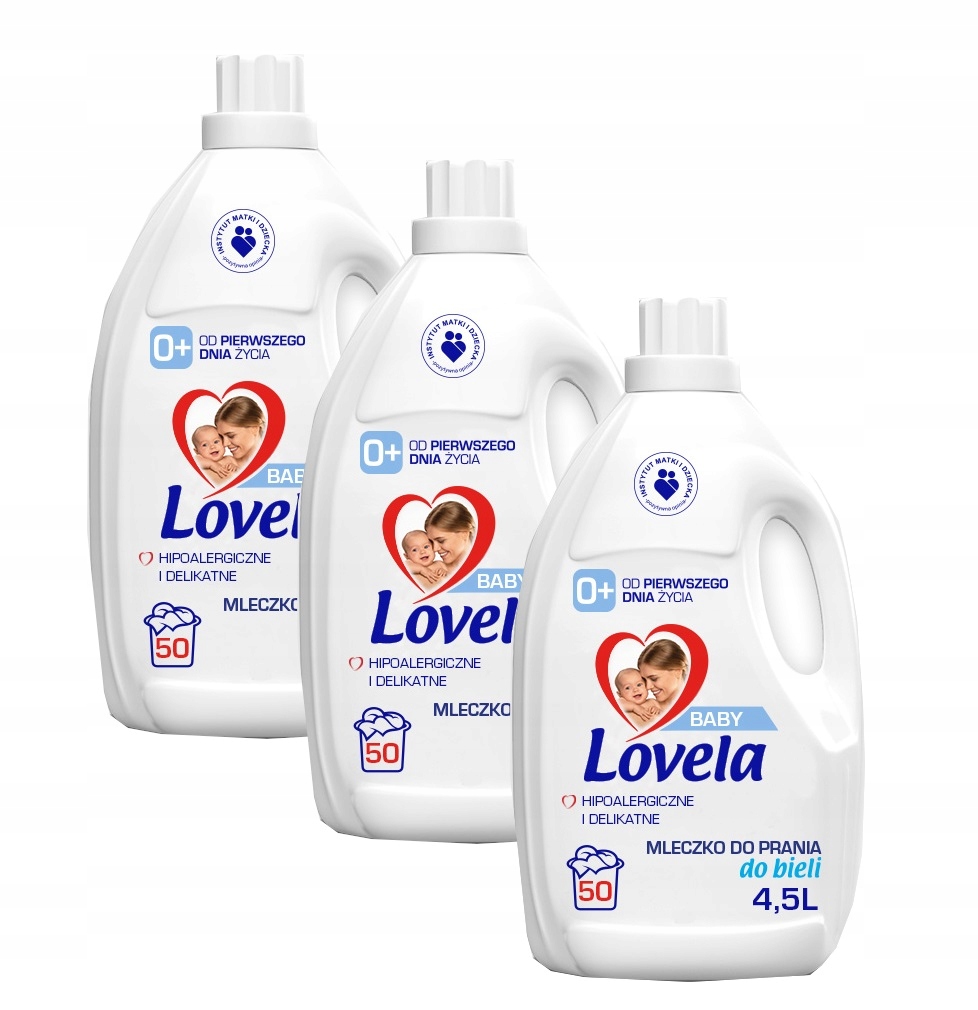

Lovela Baby Mleczko do prania 3x 4,5L Biel