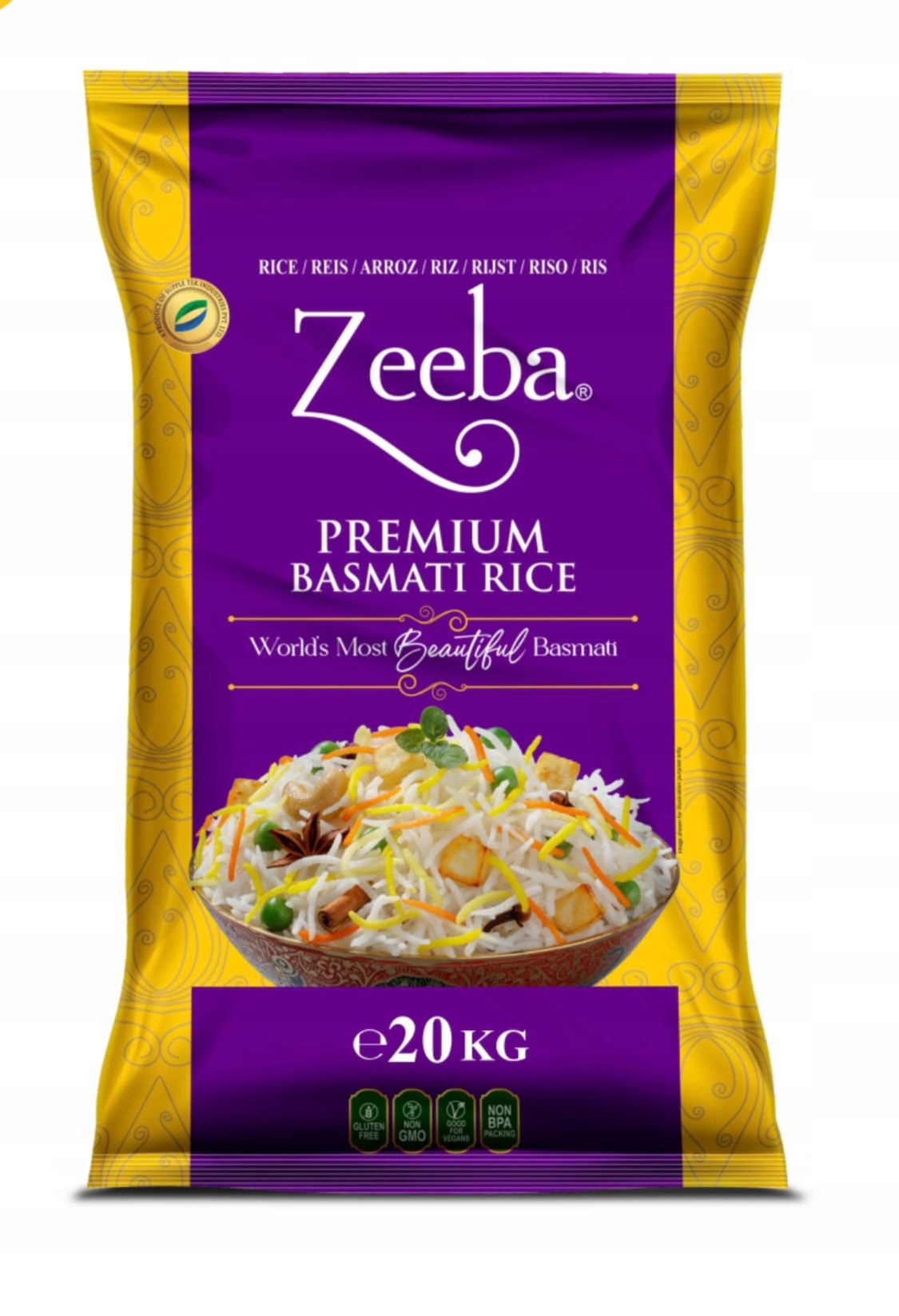 Zeeba Premium Basmati Rýže 20 Kg