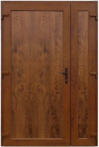 DRZWI ZEWNĘTRZNE PCV DWUSKRZYDŁOWE NA WYMIAR