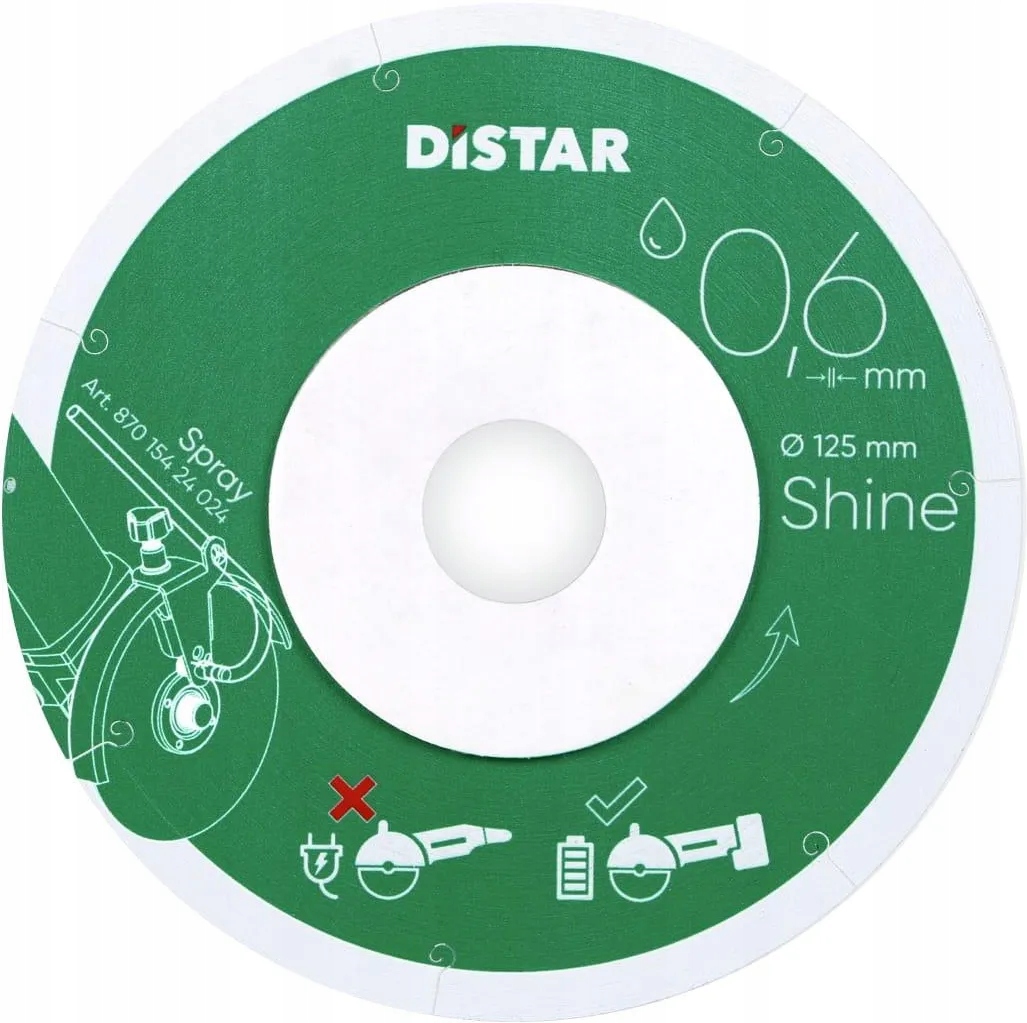 Distar 11127457030 Ultra Cienka Tarcza Diamentowa 125mm Shine