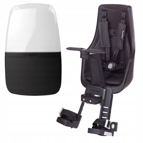 FOTELIK ROWEROWY EXCLUSIVE MINI PLUS BLACK + SZYBA