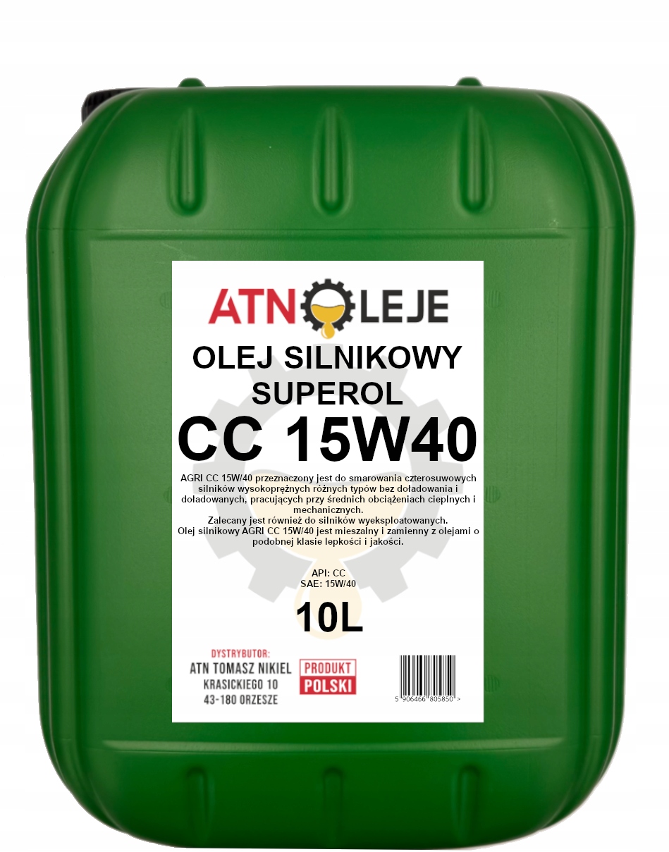 Olej silnikowy Superol CC 15W40 10 L