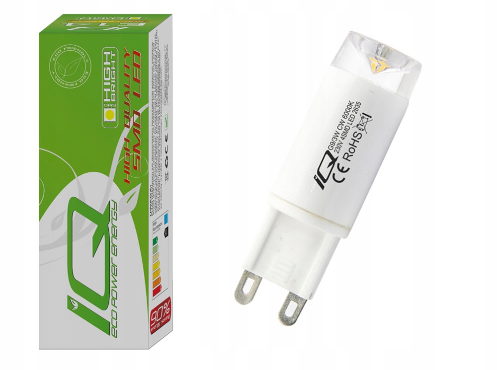 

Żarówka G9 4 Smd Led 2835 3W 280LM Cw Alto
