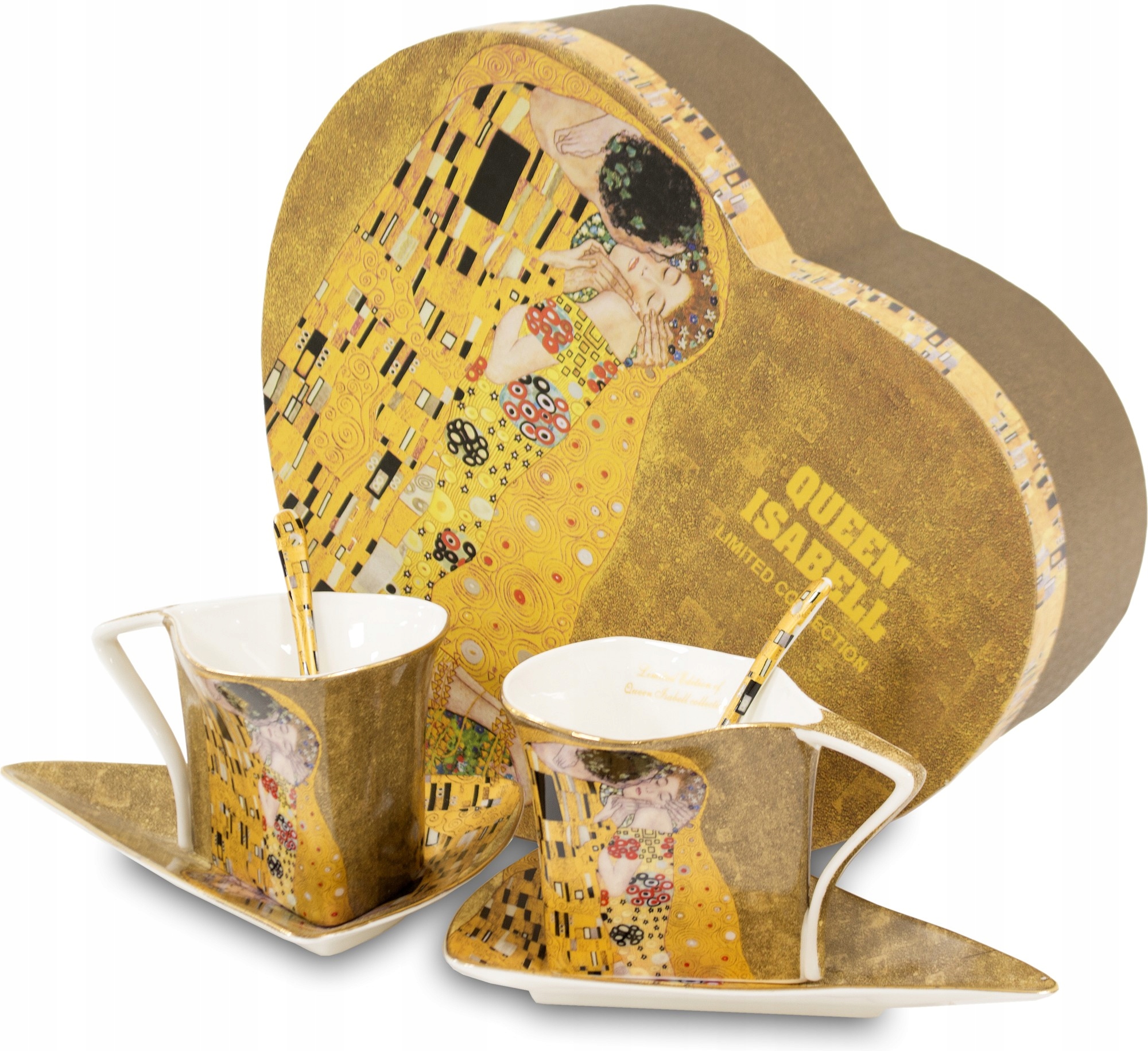 

Komplet Filiżanek 2+2 Gustav Klimt 2 x Łyżeczka