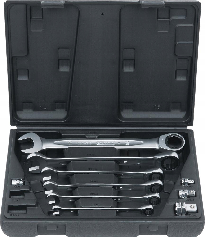 Sada račňových kombinovaných kľúčov, 10 ks , 8-19 mm, Ks Tools