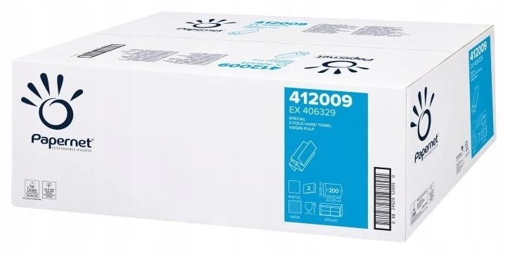 Levně Ručník papírový skládaný Z Papernet premium Z, 2vr., 4000 ks, bílý