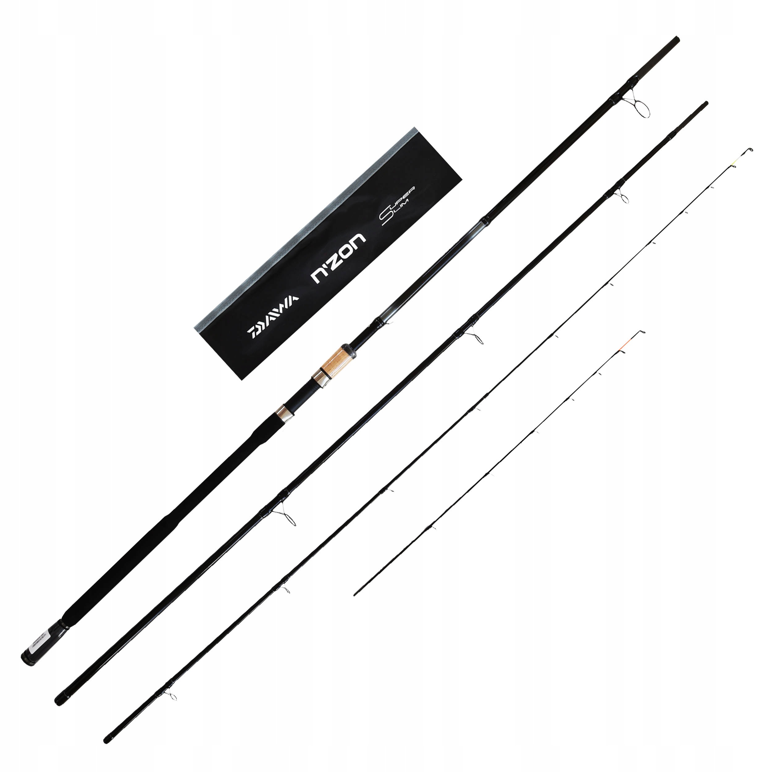 Wędka Daiwa N'zon Slim Carp Feeder 3.96m -180g dobrze wyważona