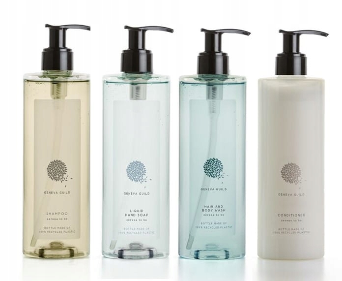 Zestaw Kosmetyków do Kąpieli pod Prysznic Spa 4x380 Geneva Guild