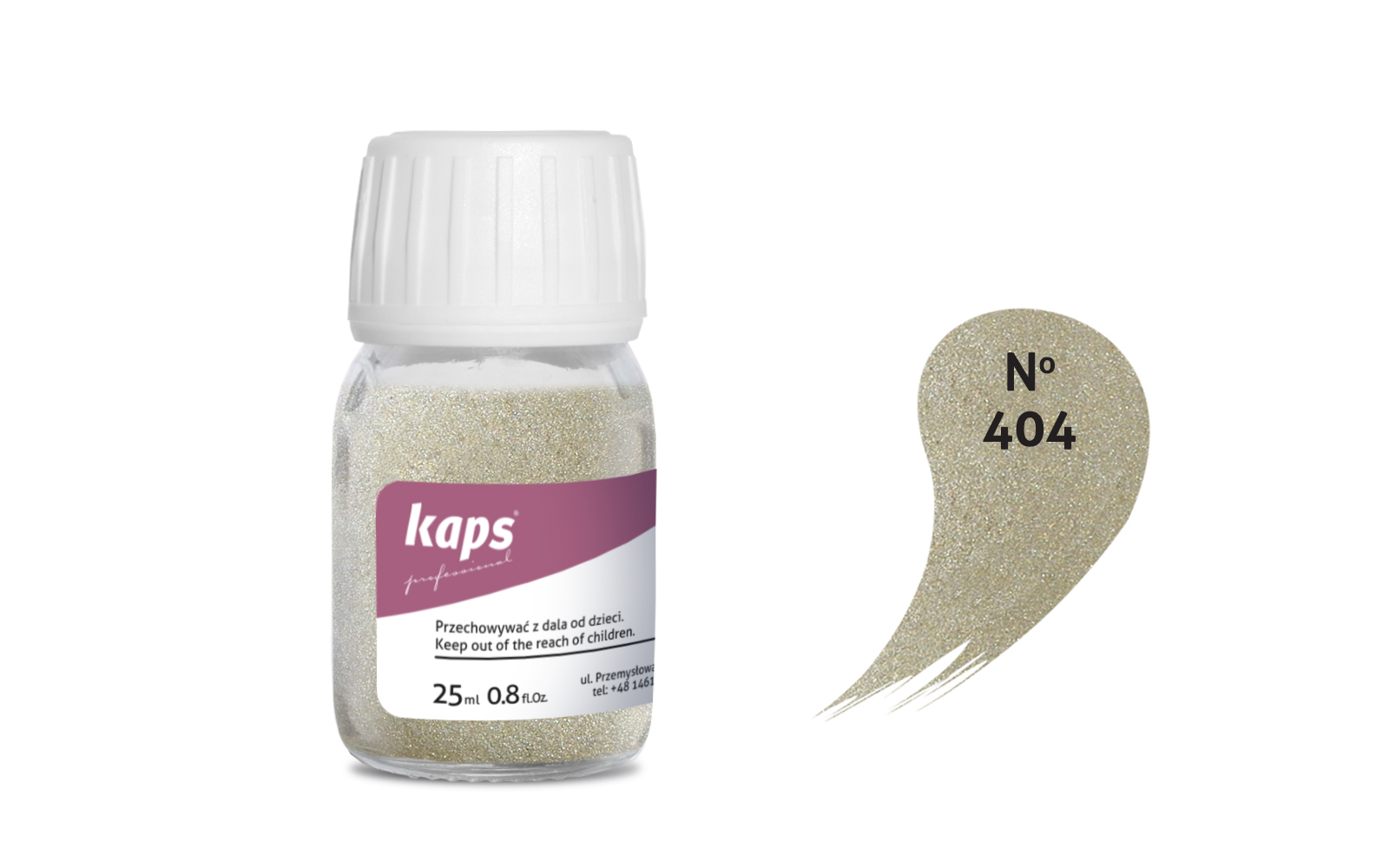 Farba do skóry naturalnej i syntetycznej - Kaps