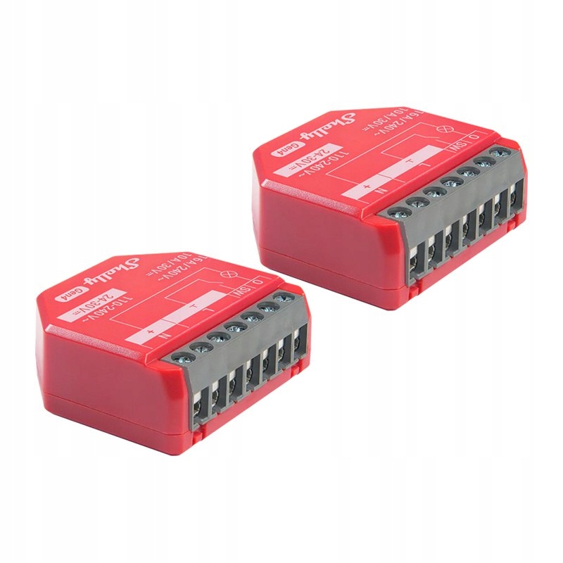 Sada 2 ovladačů Shelly 1PM Gen4 Zigbee/Matter