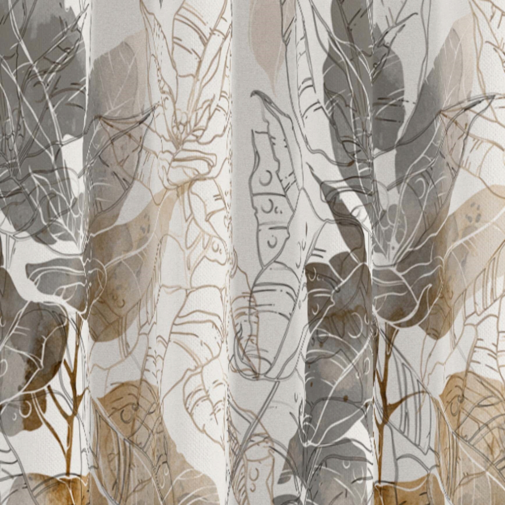 ZASŁONY GOTOWE NA PRZELOTKACH 140x250 PRZELOTKI 039 Kolor odcienie żółtego