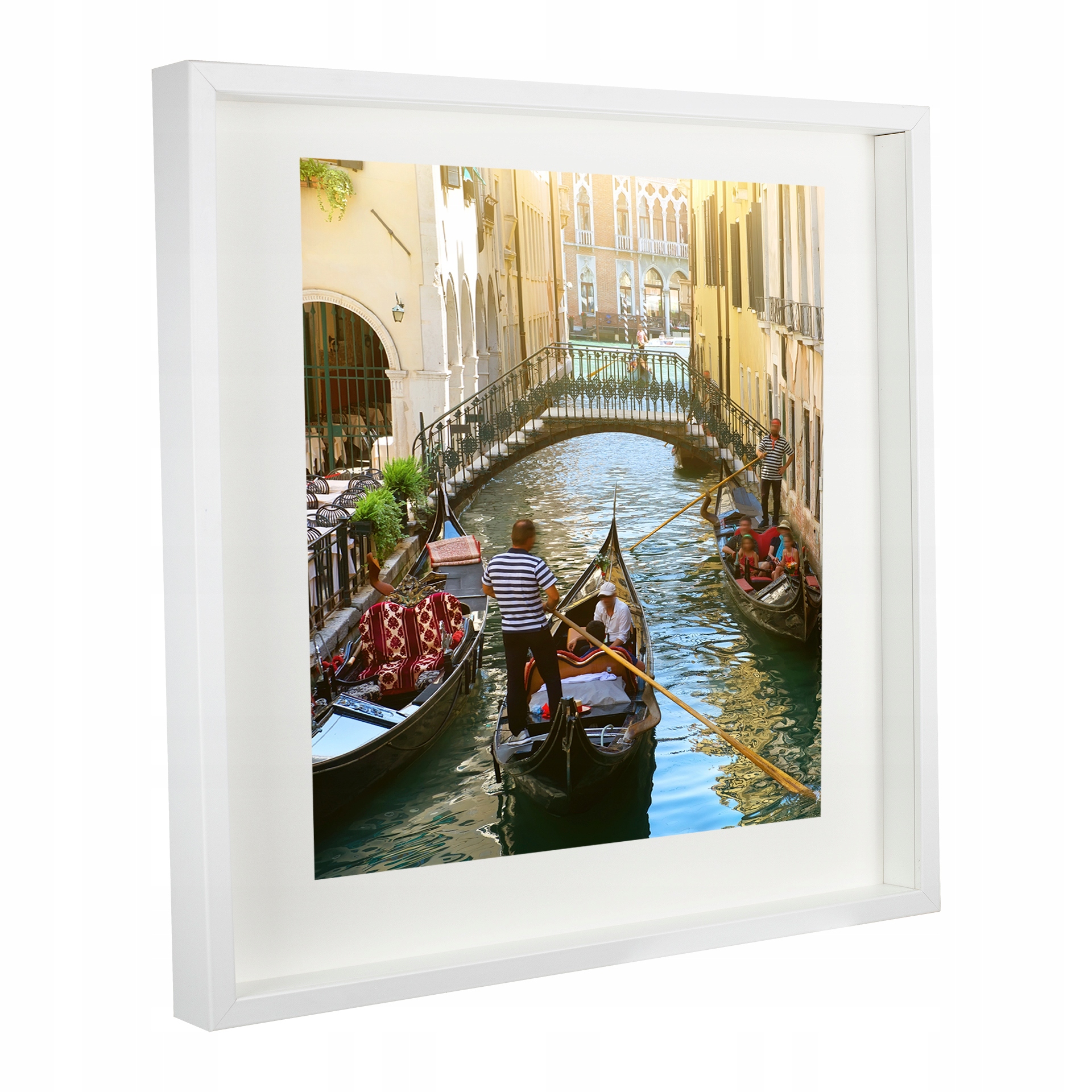 

Ramka na zdjęcie box 3D głęboka 50x50 biała duża