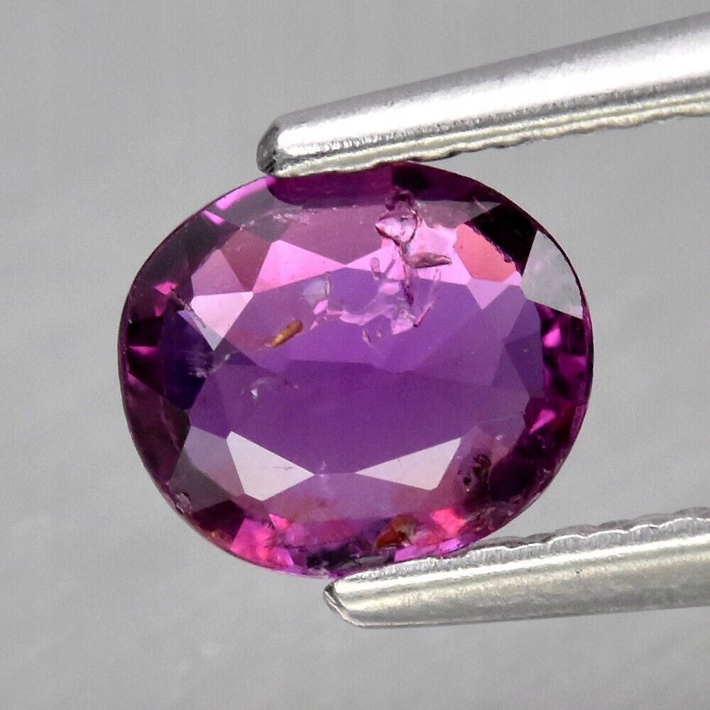 Přírodní Safír 0.43ct Fialový Ovál eCertifikát Wbd