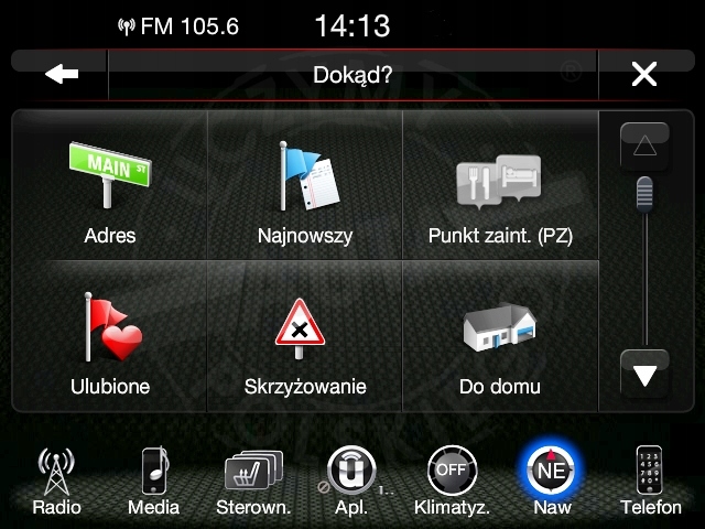 JEEP GRAND CHEROKEE UC84 POLSKIE MENU RADIO MAPA Model JEEP CHEROKEE UC84 HB